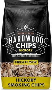 Premium Hickory Wood Chips for Smoking (2 lbs)
