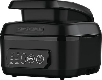 George Foreman Beyond Grill 7-in-1 Electric Indoor Grill with Air Fry 
