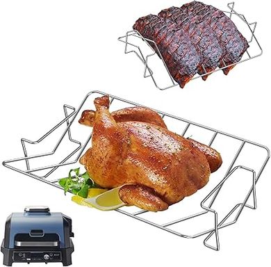 Ninja Woodfire Pro XL Grill & Smoker Rib Rack (Stainless Steel)
