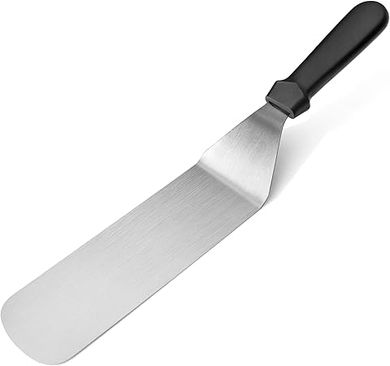 Black Plastic Grill Turner/Spatula with Handle (14.5")
