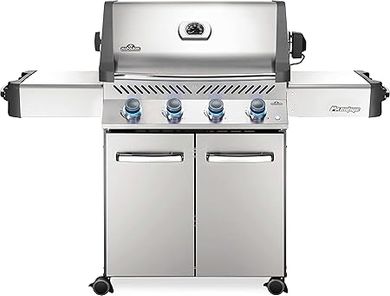 Napoleon Prestige 500 Natural Gas Grill: Stainless Steel, 500 sq. in.
