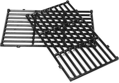 Weber Spirit Series Grill Grates (17.5", Porcelain-Enameled Cast Iron, 2-Pack)
