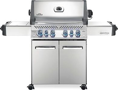 Napoleon Prestige 500 RSIB Propane Grill:  Stainless Steel, Infrared Side & Rear Burners
