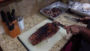 Direct Grilling Spare Ribs on a Char-Griller Charcoal Grill