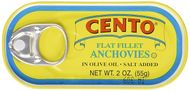 Cento Flat Anchovies in Olive Oil (2 oz) 
