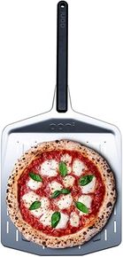 Ooni 12" Perforated Pizza Peel: Long Handle, Lightweight Aluminium Paddle for Outdoor Pizza Ovens 
