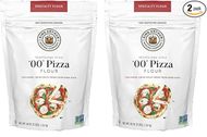 King Arthur 00 Pizza Flour: Non-GMO, American Wheat (3lb, 2 Pack) 
