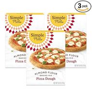 Simple Mills Almond Flour Cauliflower Pizza Dough - Gluten-Free, Vegan, 3 Pack 
