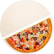 Half Moon Ceramic Pizza Baking Stone for XL Kamado Grills