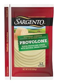 Sargento Natural Provolone with Smoke Flavor, 12 slices 
