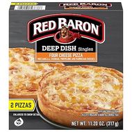 Red Baron Deep Dish 4 Cheese Pizza Singles (2 Pack) 
