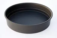 Chicago Style Deep Dish Pizza Pan (7x2.25", Pre-Seasoned, Stackable) 
