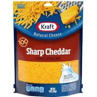 Kraft Natural Sharp Cheddar Cheese (8 oz) 
