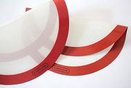 Pizza Baking Silicone Mat 12" red (2, Red)