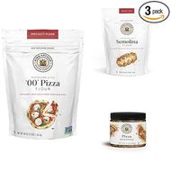 King Arthur Ultimate Pizza Night Bundle: 00 Flour, Semolina, & Seasoning for Homemade Pizza 
