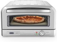 Cuisinart 12" Countertop Pizza Oven: Fast, Portable, Stainless Steel.
