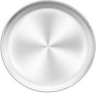 TeamFar 13.4" Stainless Steel Pizza Pan: Heavy-duty, oven & dishwasher safe.
