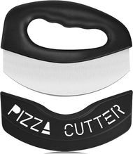 Urbanstrive Heavy-Duty Stainless Steel Pizza Cutter:  Sharp, durable blade with cover.
