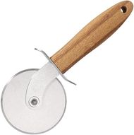 Safe & Comfortable Pizza Wheel Cutter with Beechwood Handle
