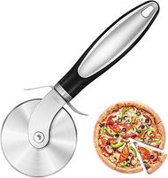 Rainspire Kitchen Pizza Cutter: Stainless Steel, Sharp Blade, Non-Slip Handle, Dishwasher Safe 
