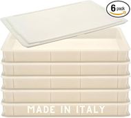 Stackable Italian Dough Proofing Boxes (5-pack, 23.6"x15.74"x2.75")
