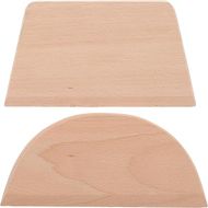 Hemoton Wooden Dough Scraper & Divider:  A 2-piece set for baking and pizza.
