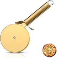 Berglander Gold Titanium Pizza Cutter: Super Sharp & Easy Clean
