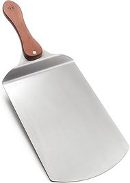 Outset Stainless Steel Pizza Peel with Collapsible Rosewood Handle, 20-Inch 
