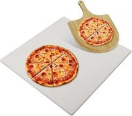 18" Cordierite Pizza & Bread Baking Stone: Oven & Grill Safe, Thermal Shock Resistant
