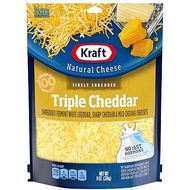 Kraft Natural Triple Cheddar Shredded Cheese (8 oz) 
