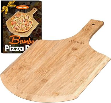 Bamboo Pizza Peel & Serving Board (12")
