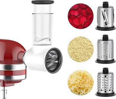 COFUN 3-Blade KitchenAid Cheese Grater Attachment
