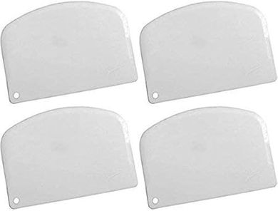 Ateco White Bowl Scrapers (4-pack)
