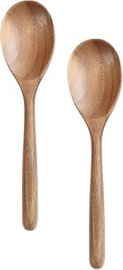 Acacia Wood Cooking Spoons (2-pack): Perfect for stirring, mixing, and serving soups, stews, and more.
